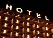 Hotel sign -